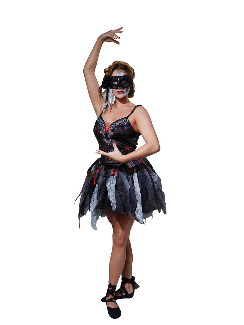 Adult Dead Ballerina Black Costume