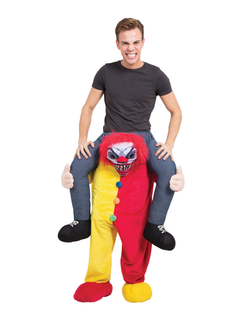 Adult Piggyback Scary Clown Costume