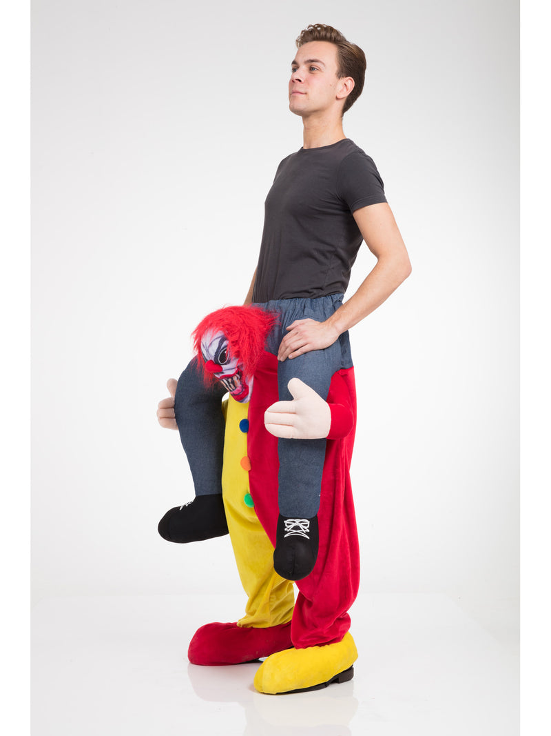 Adult Piggyback Scary Clown Costume