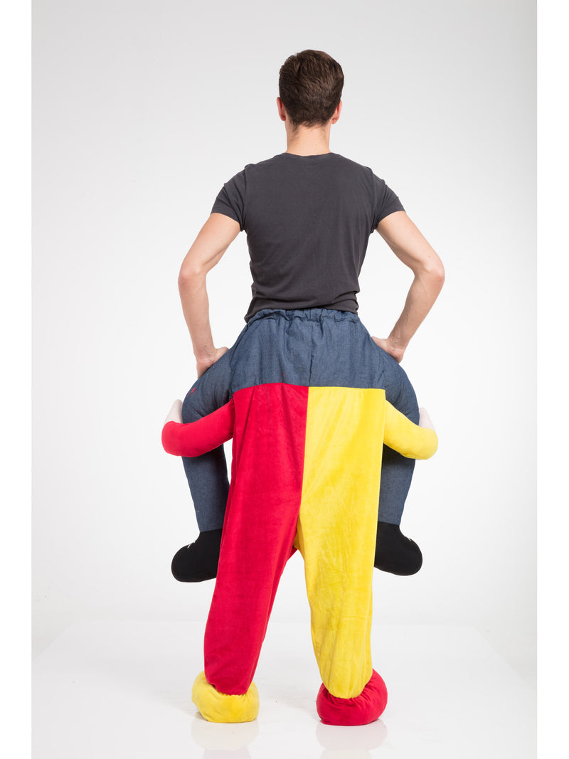 Adult Piggyback Scary Clown Costume