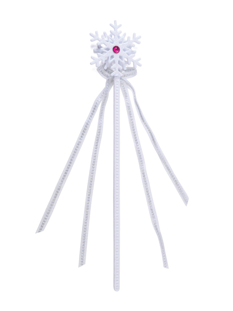 White Snowflake Wand Costume Accessory