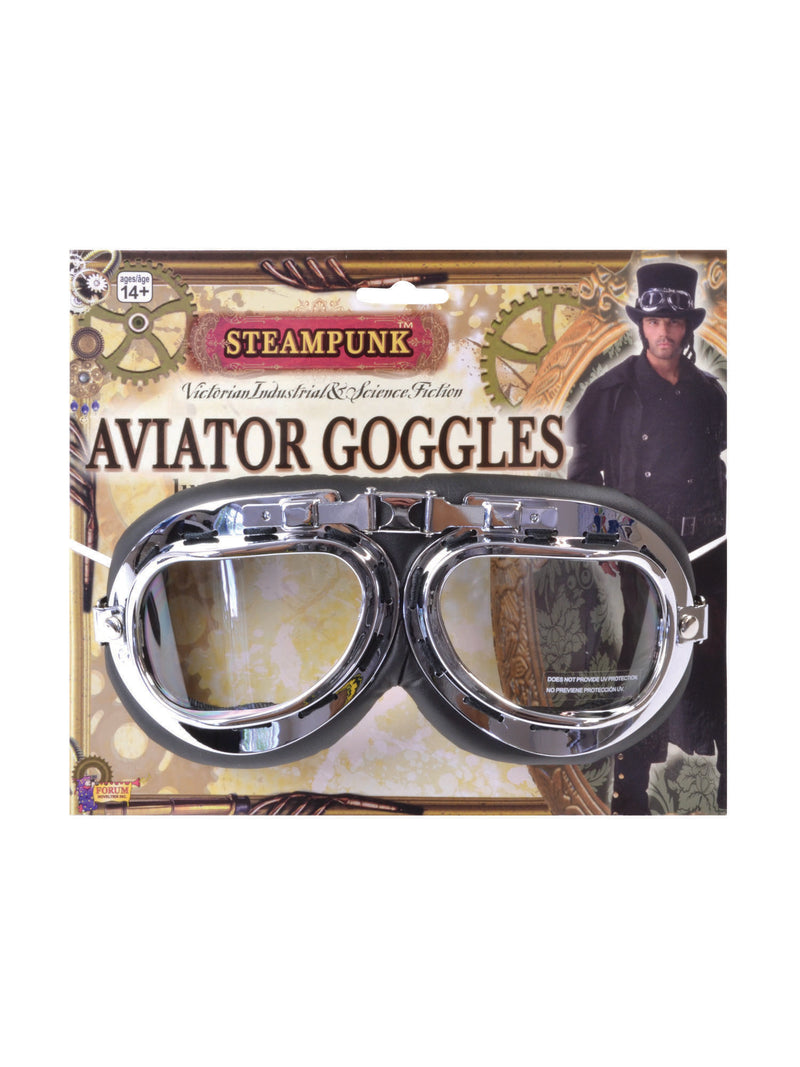 Steampunk Pilot Goggles Costume Accessory