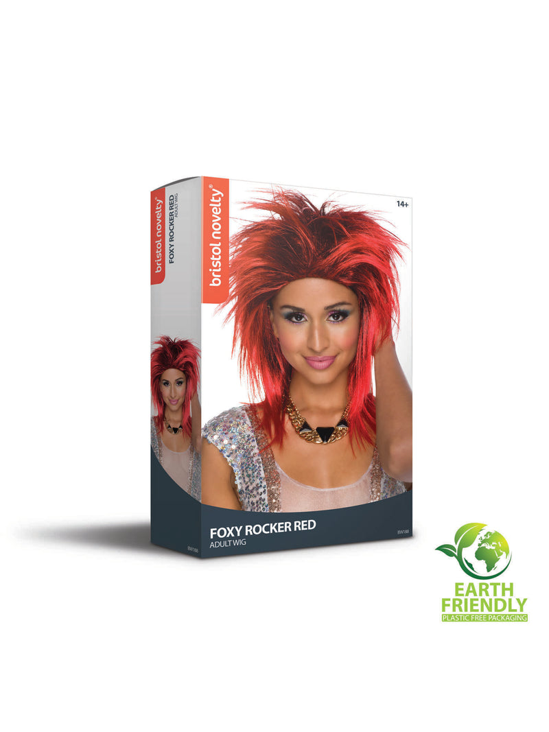 Red Foxy Rocker Wig