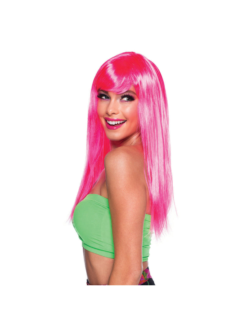 Neon Pink Passion Wig