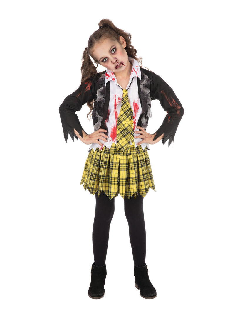 Child's School Girl Zombie Costume